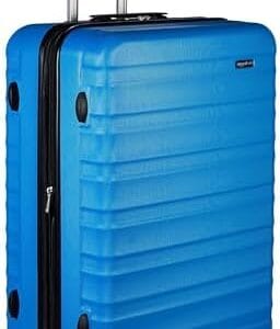 Amazon Basics 30-Inch Hardside Checked Luggage, Hardshell Suitcase With Wheels, Expandable For Up to 15% More Space, With Scratch-Resistant Surface, Four Multi-directional Wheels, Light Blue