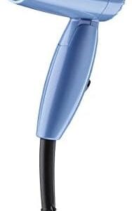 Conair Travel Hair Dryer with Dual Voltage, 1600W Compact Hair Dryer with Folding Handle, Travel Blow Dryer