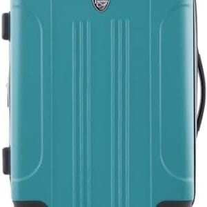 Travelers Club Chicago Hardside Expandable Spinner Luggage, Teal, 20" Carry-On