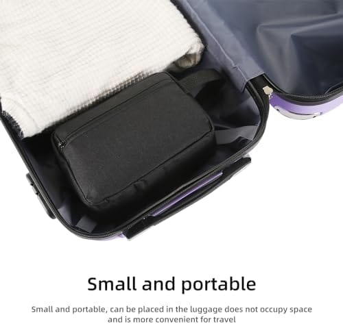 Travel Toiletry bag Toiletry bag for women men Hanging Cosmetic bag Travel accessories for Women Men (Black) - Image 6